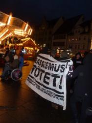 Protest against deportation in Erfurt